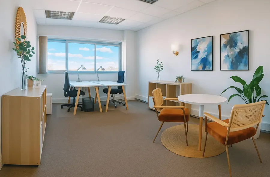 Bureau double équipé Espace Entreprise Millénaire Montpellier